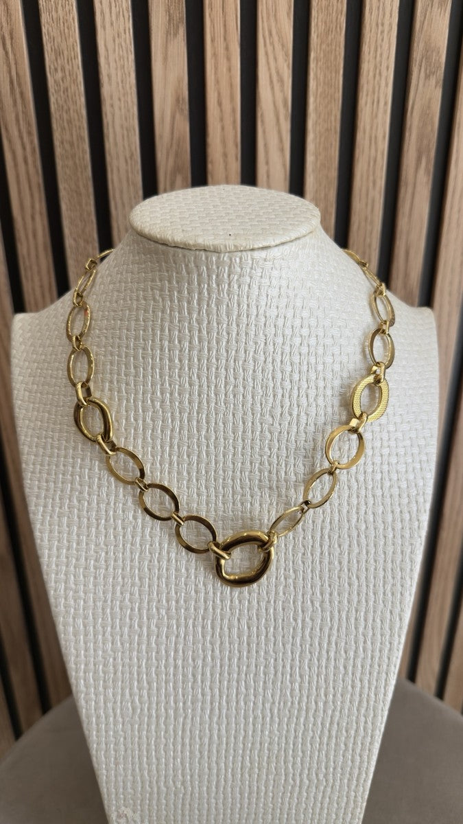 Collar eslabones redondos