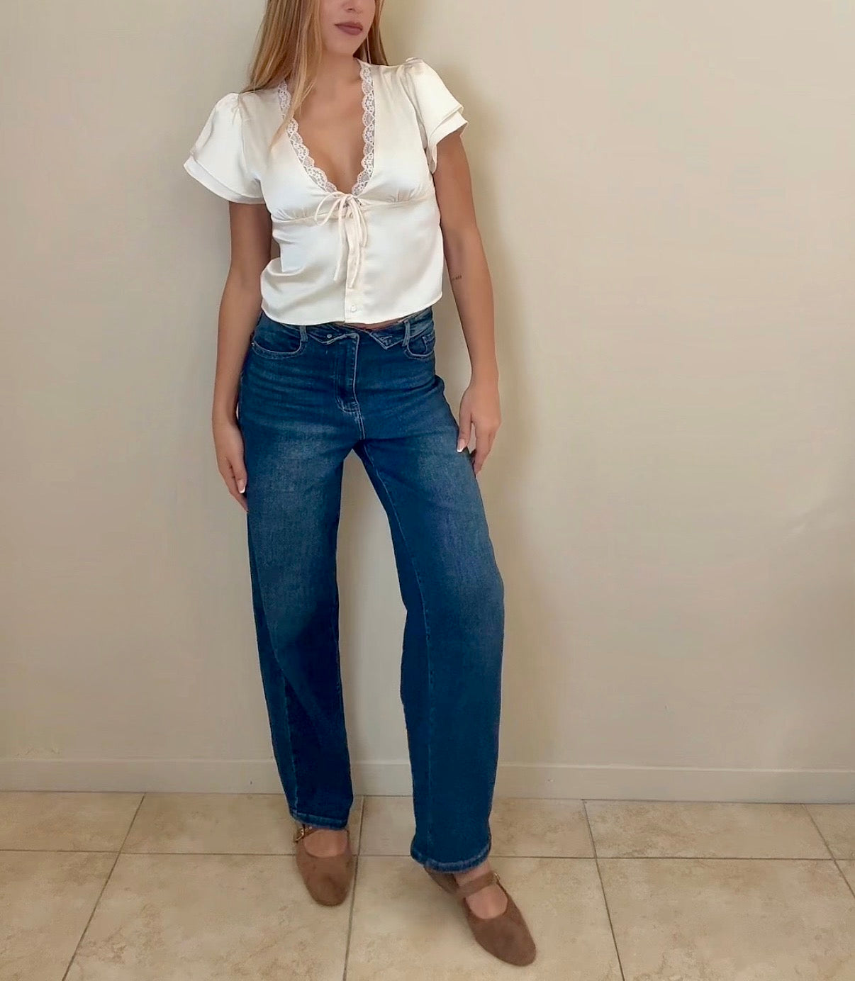Jeans balloon cintura