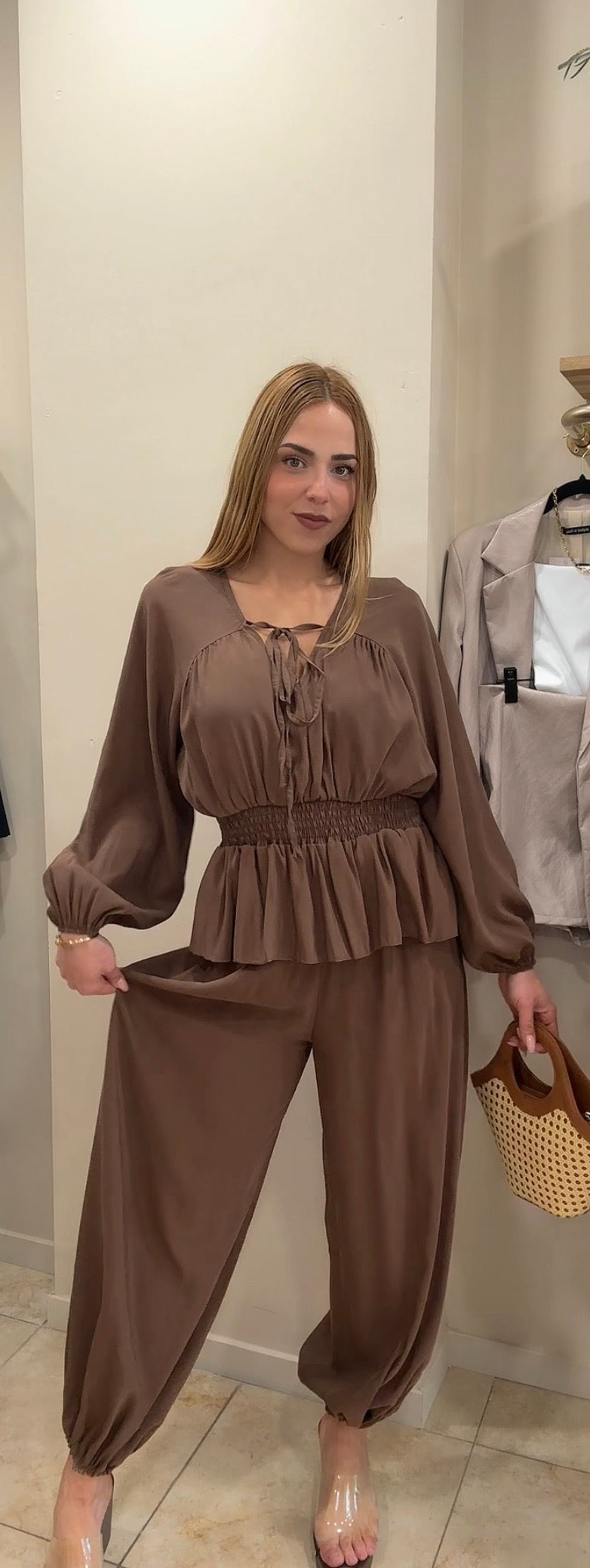 Conjunto BOHO Marrón