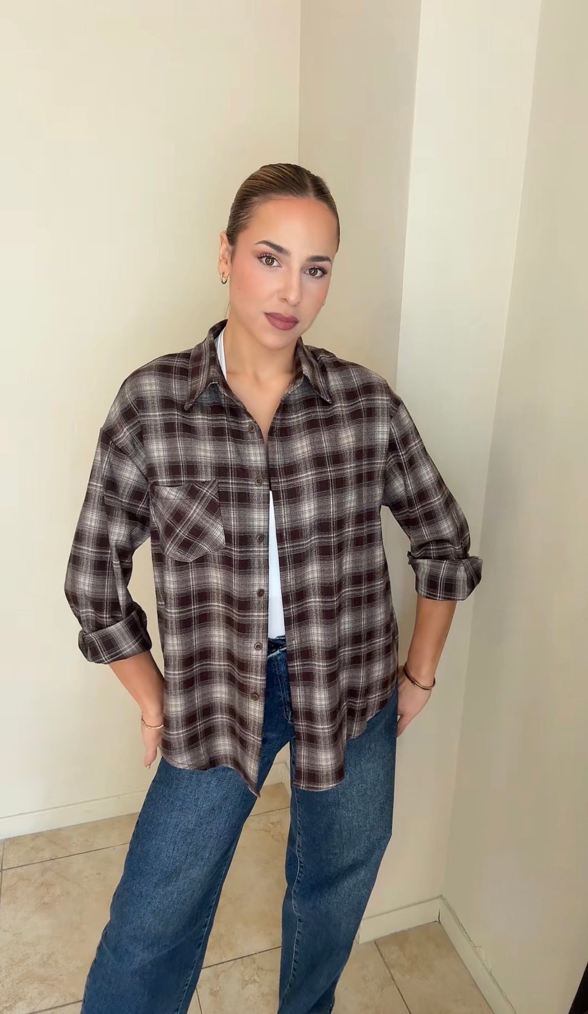 Camisa tartán