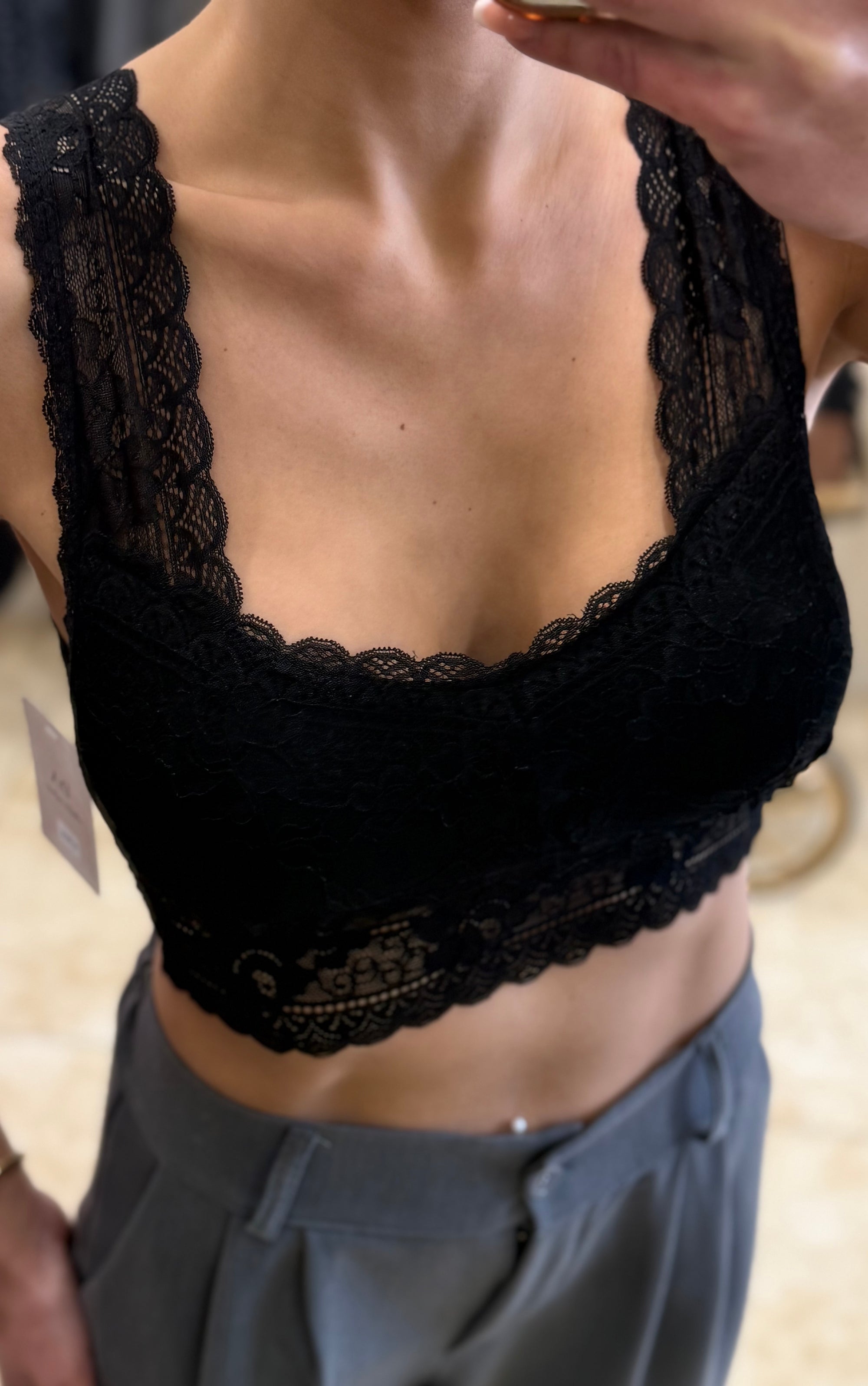 Bralette encaje