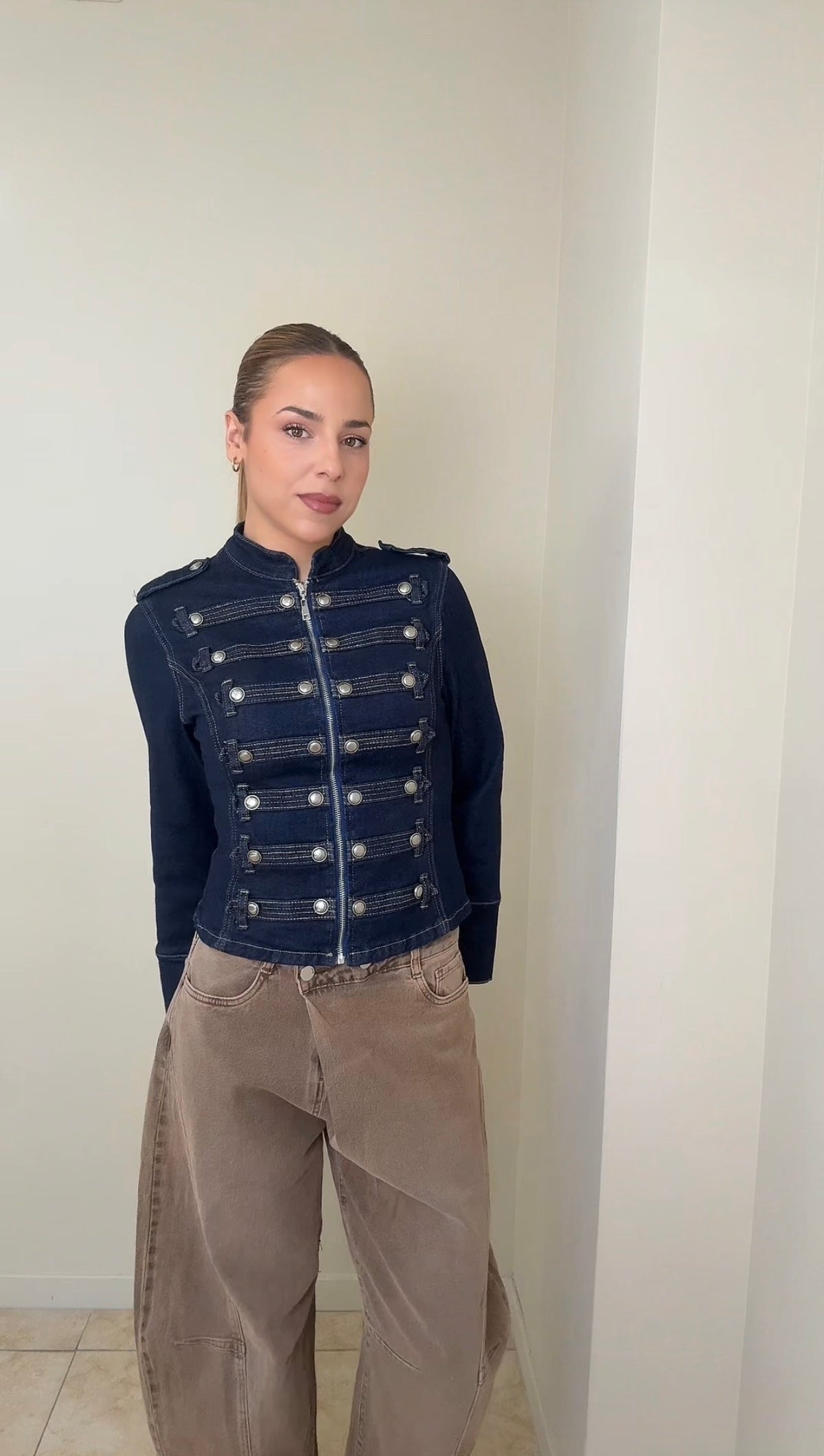 Cazadora Napoleón vaquera