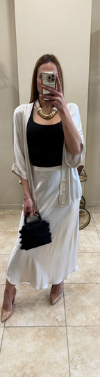 Kimono satinado