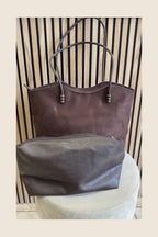 Bolso Shopper marrón