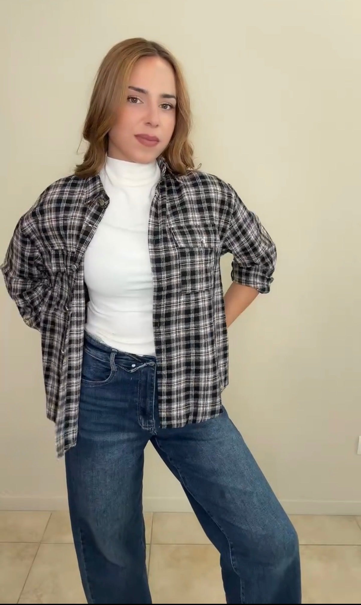 Camisa tartán
