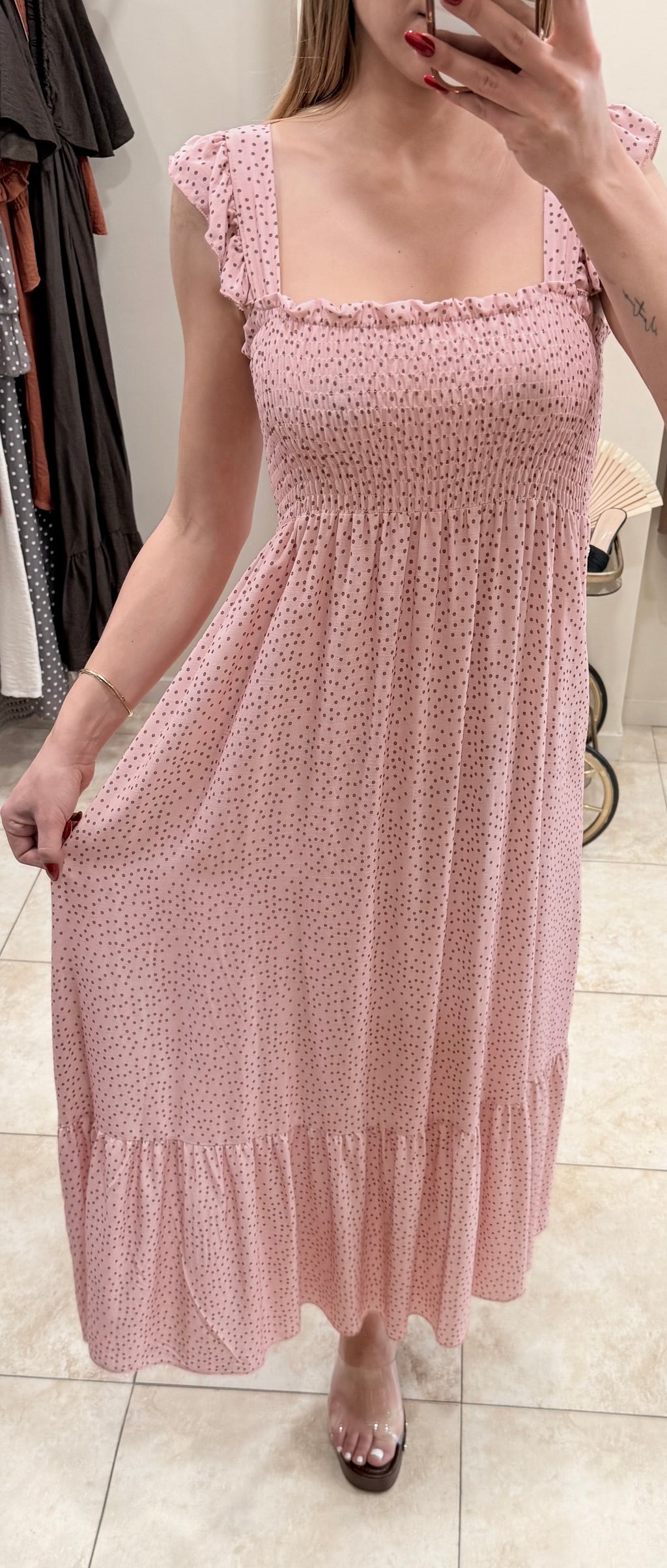Vestido nido de abeja