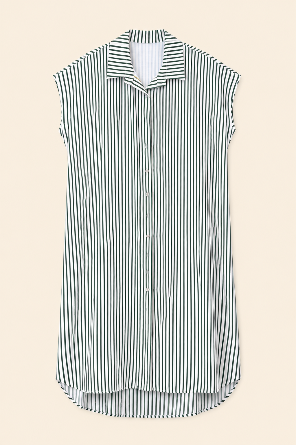 Vestido camisero rayas