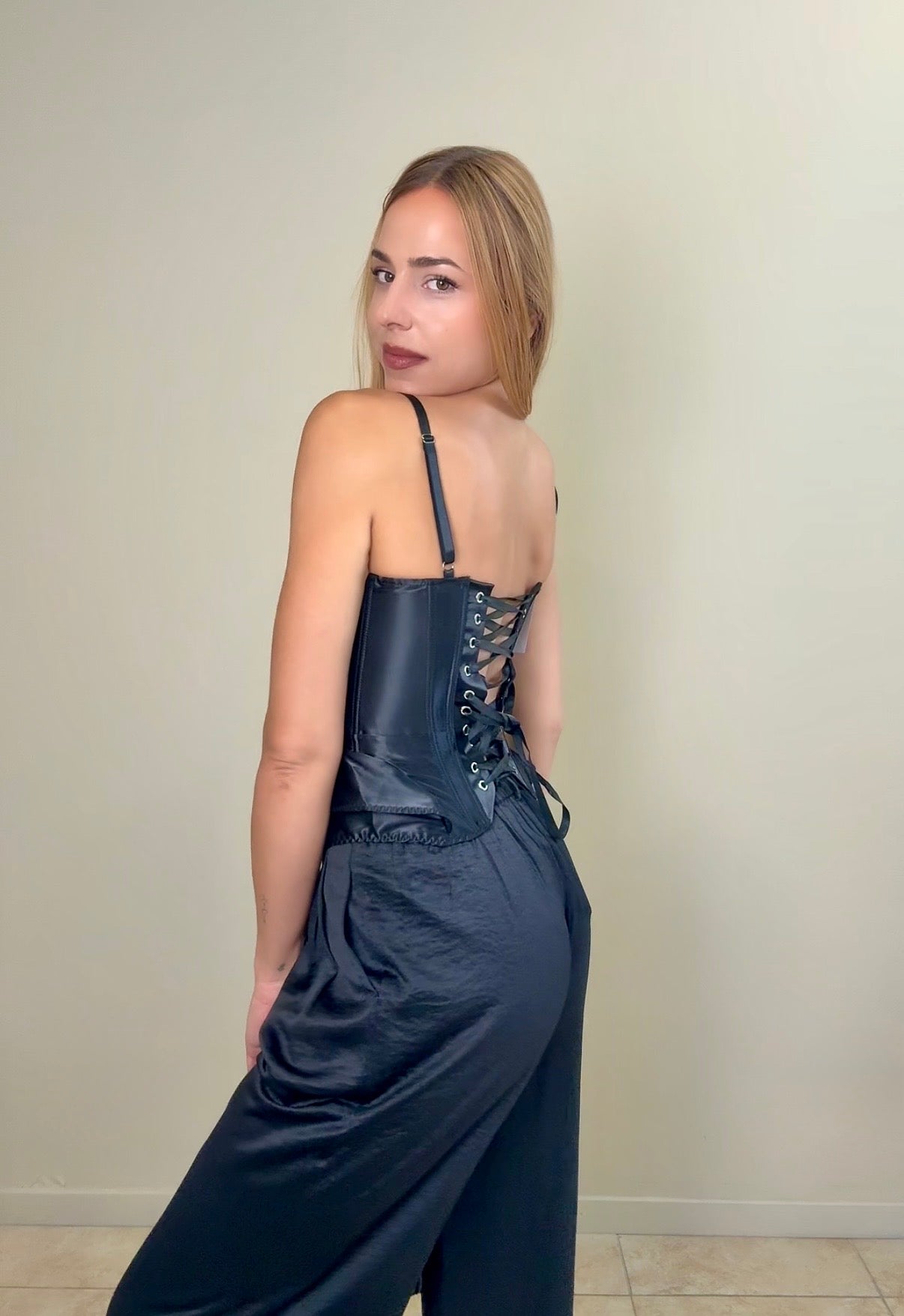 Corset satén