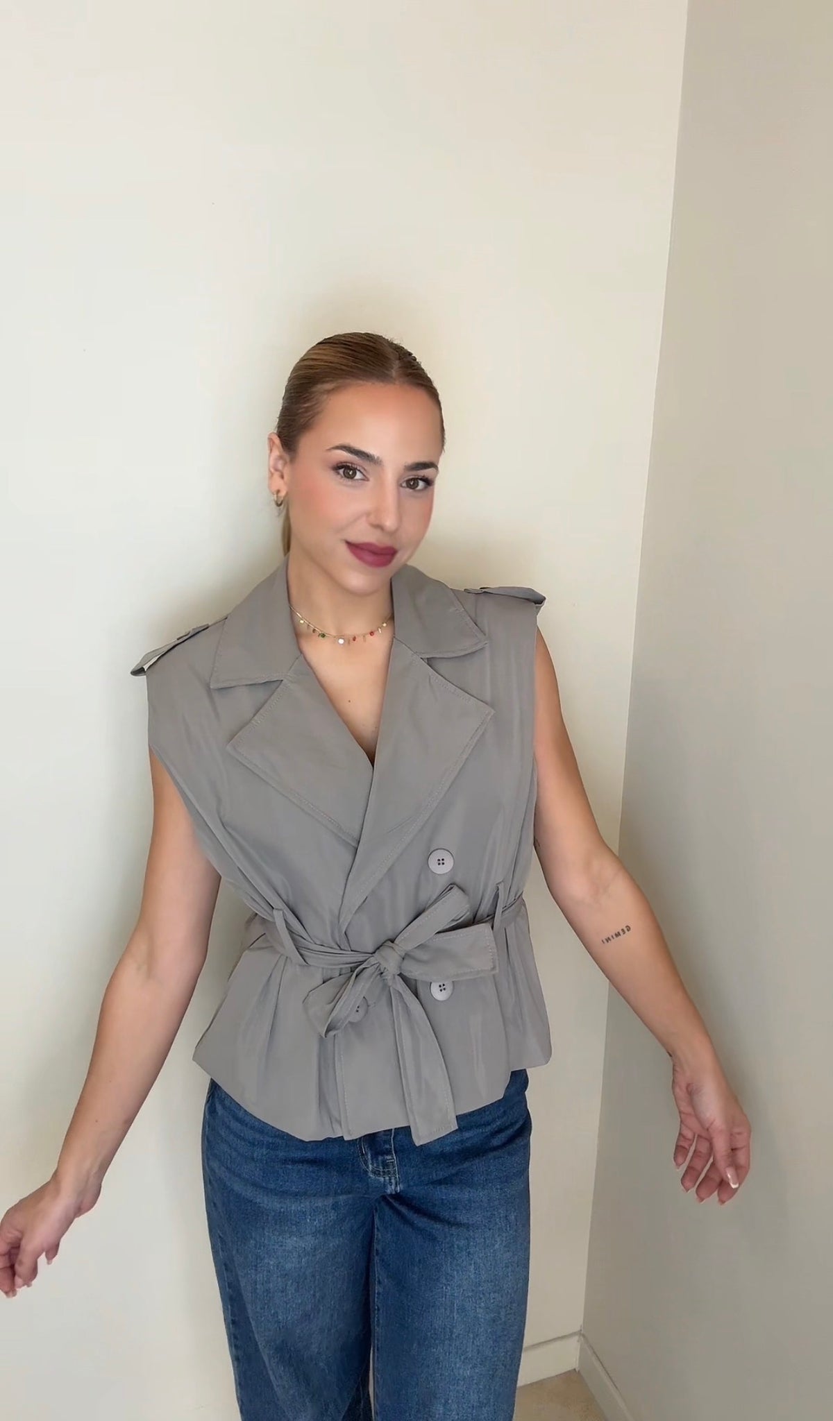 Chaleco trench
