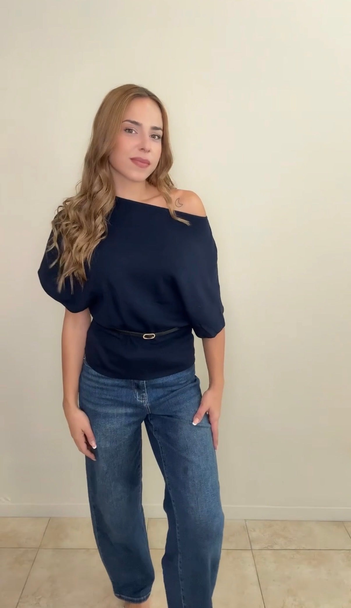 Camiseta Zara cinturón