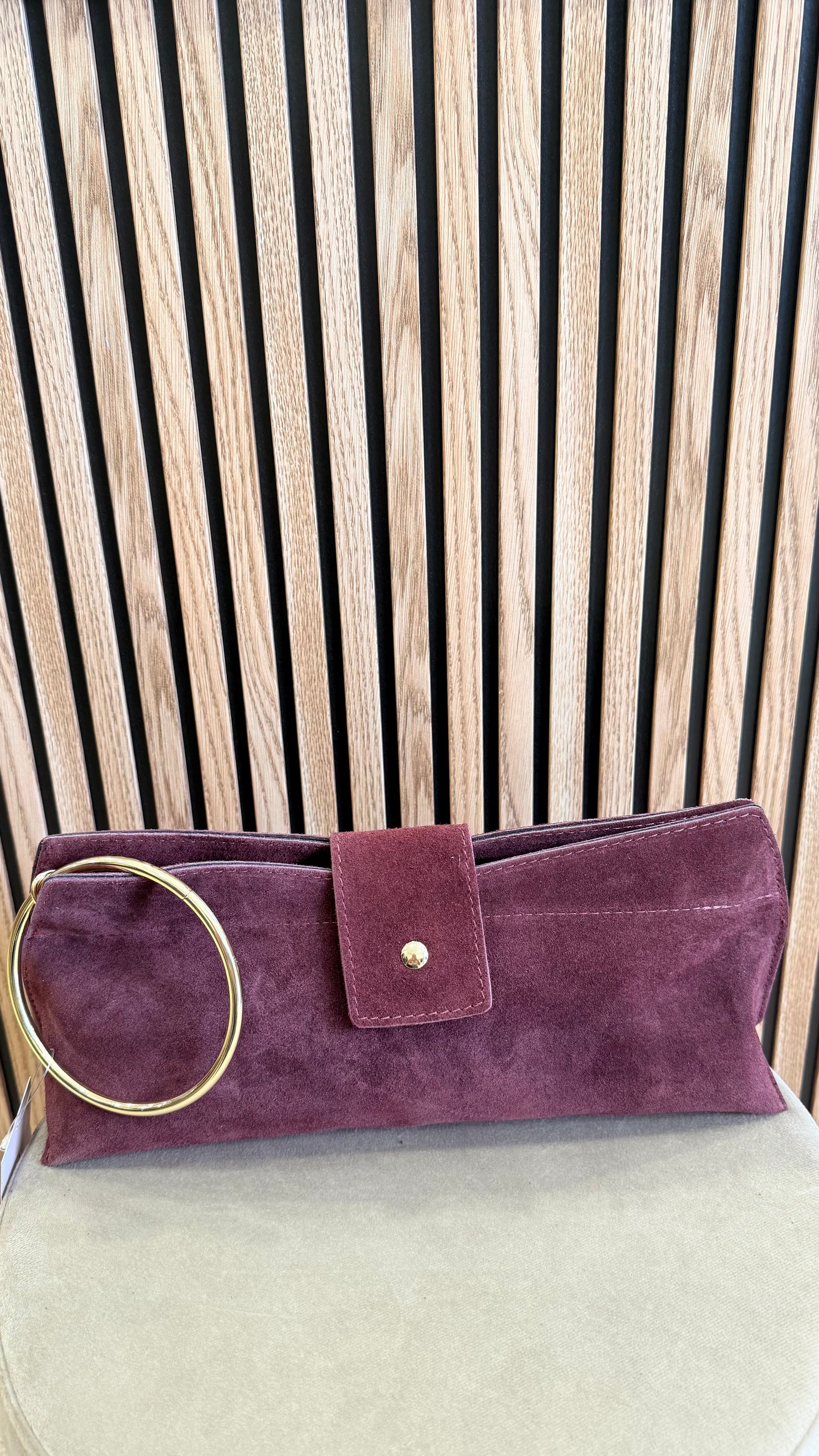 Bolso piel aro