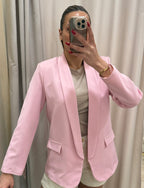 Blazer básica rosa