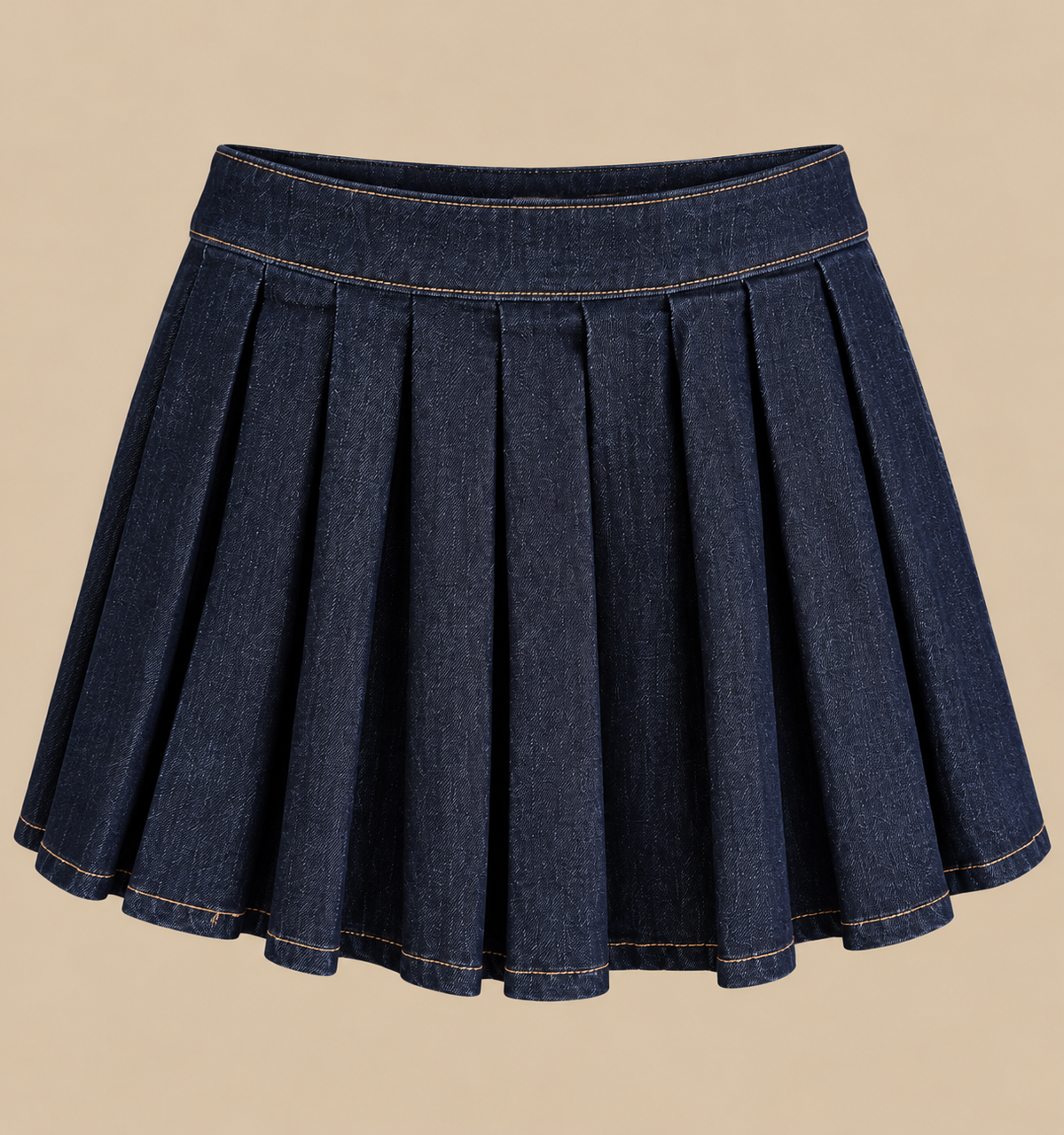 Falda denim tablas