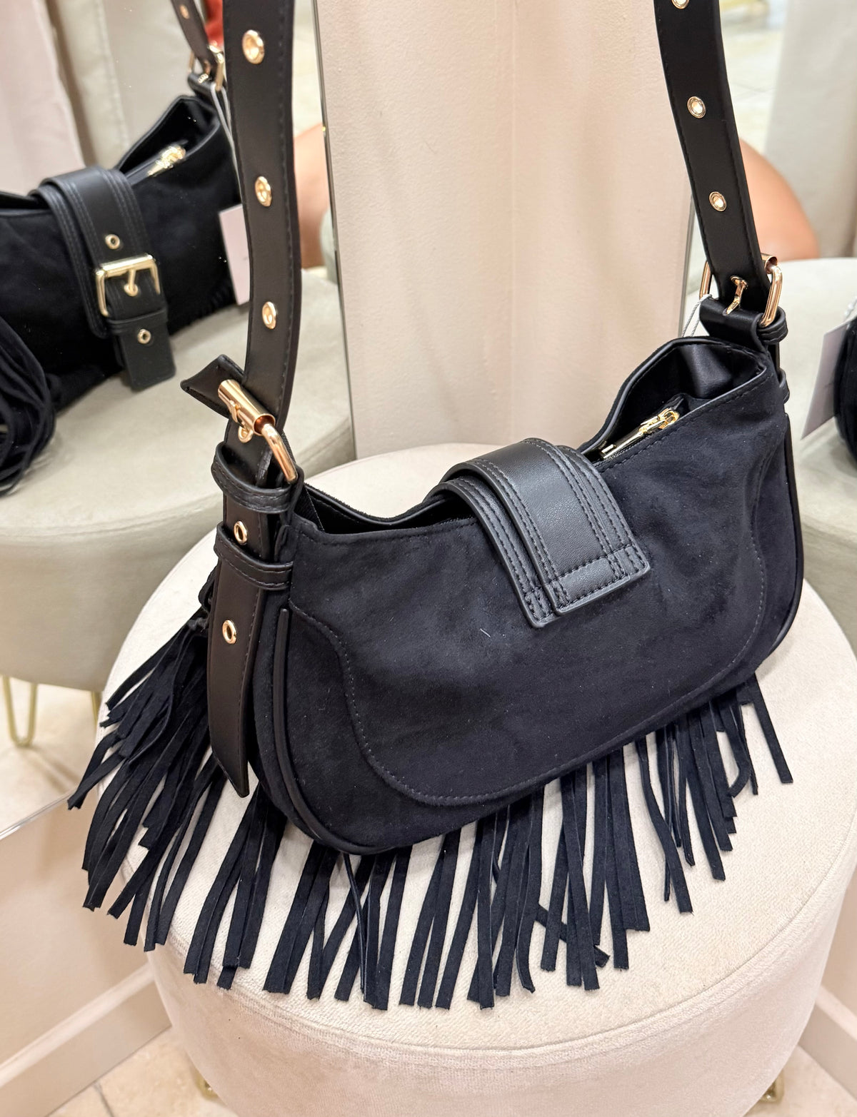 Bolso flecos ante