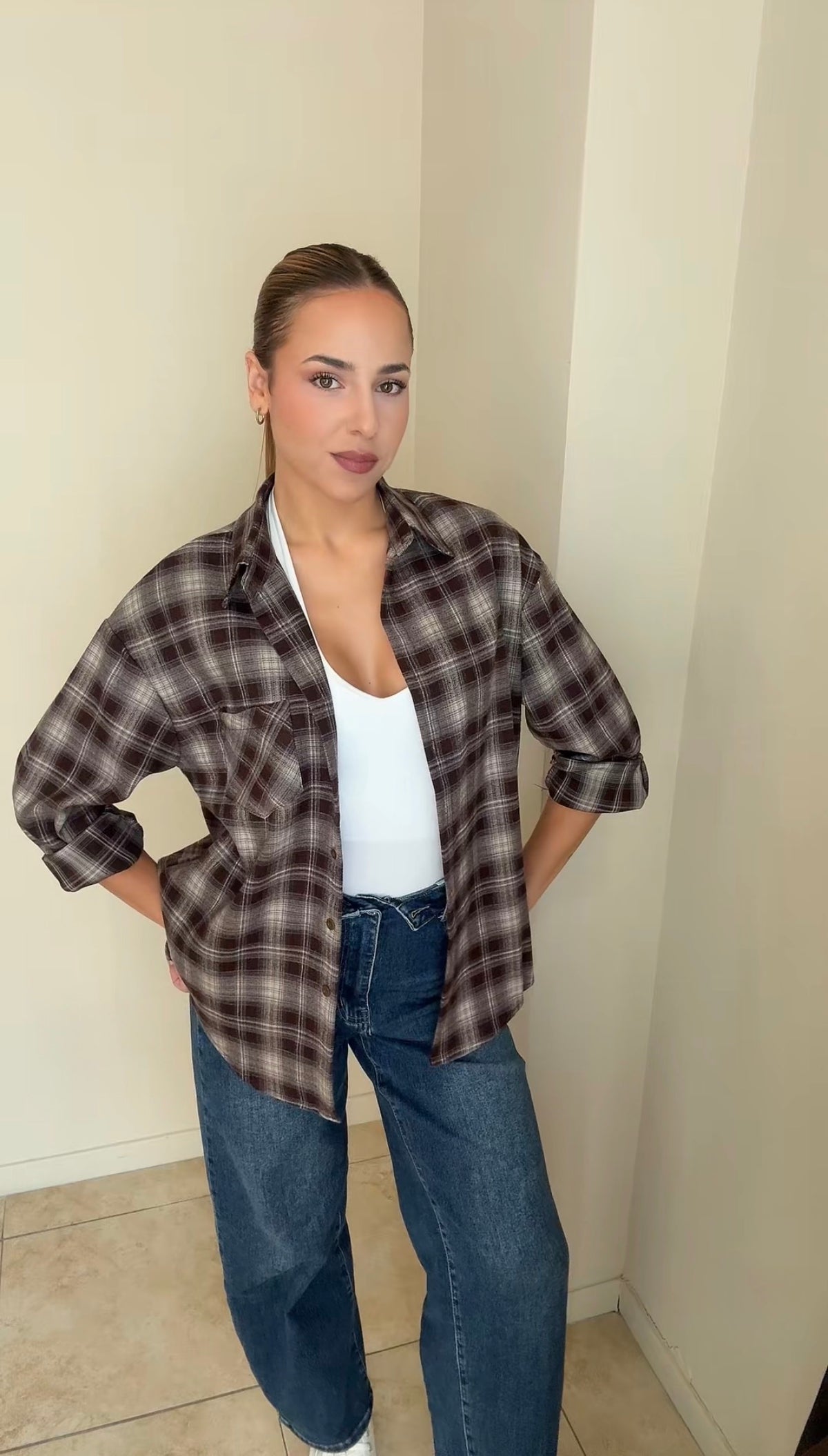 Camisa tartán