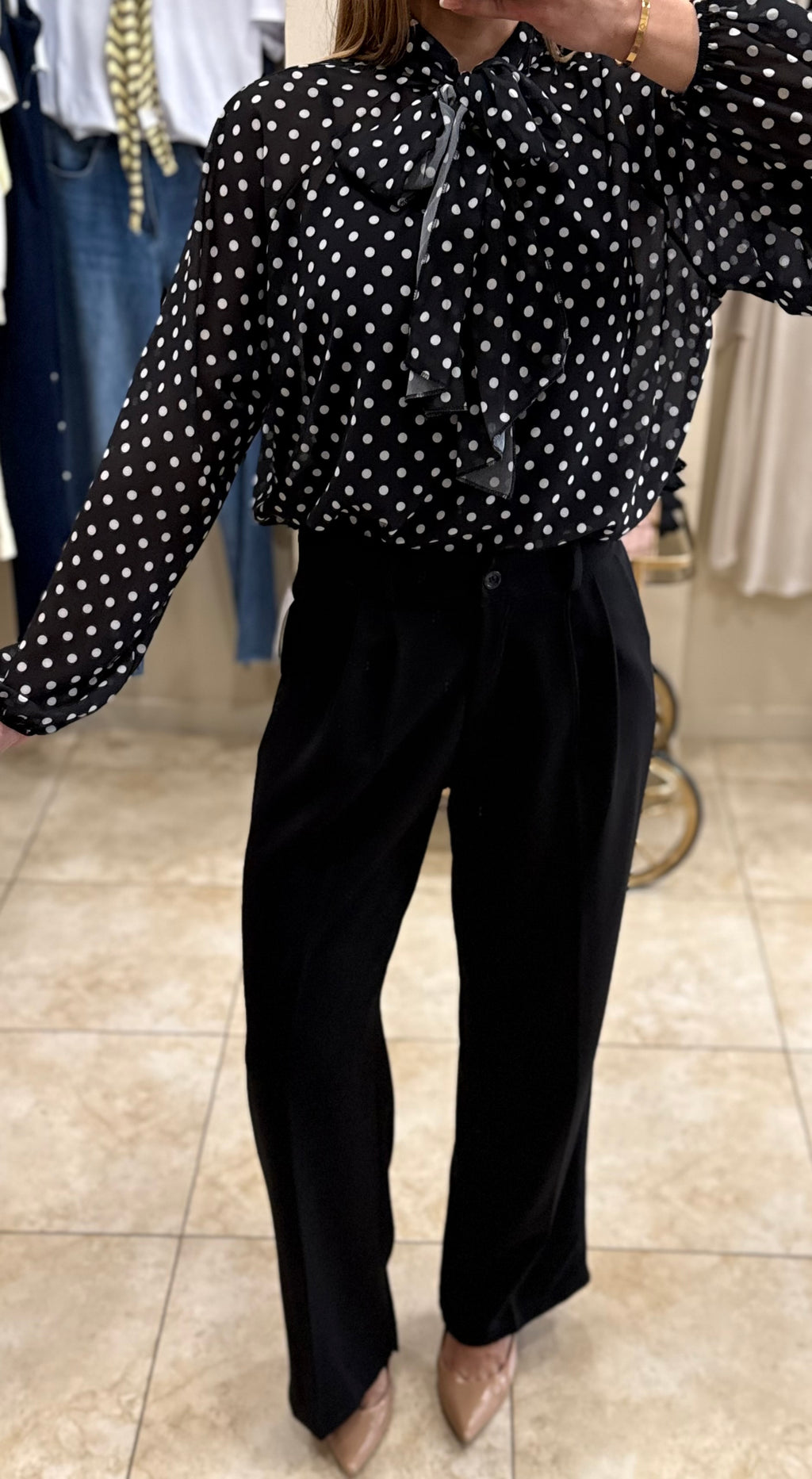 Blusa lunares