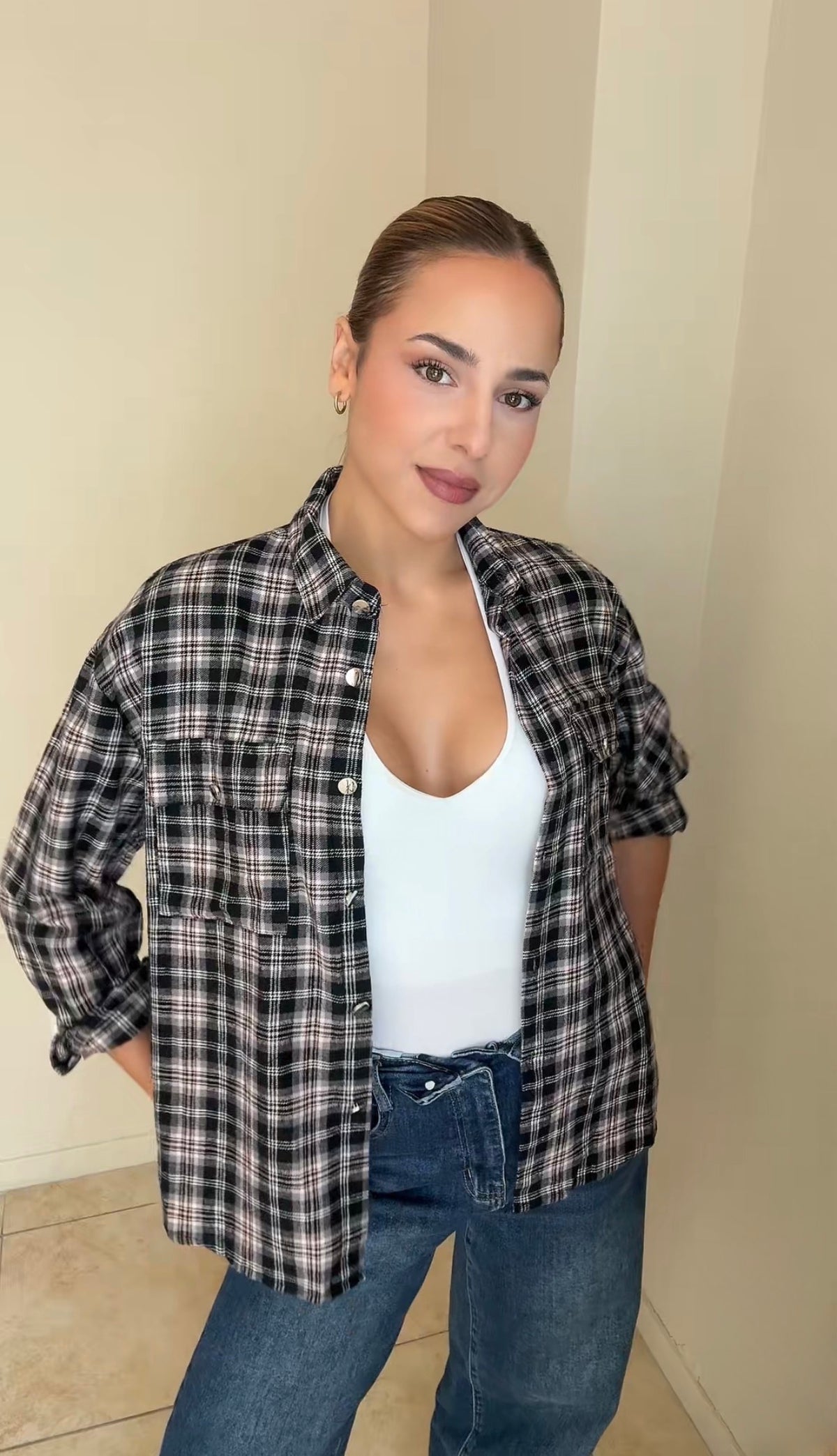 Camisa tartán