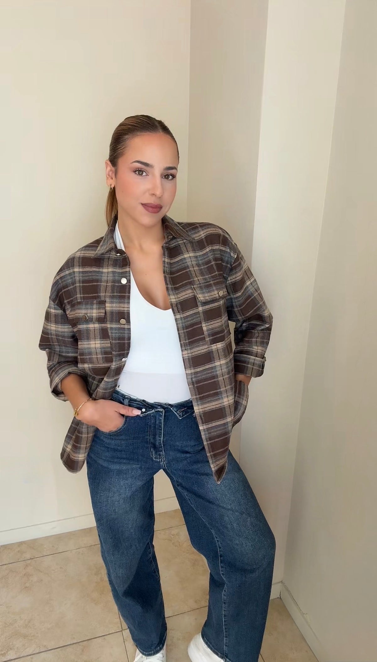 Camisa tartán