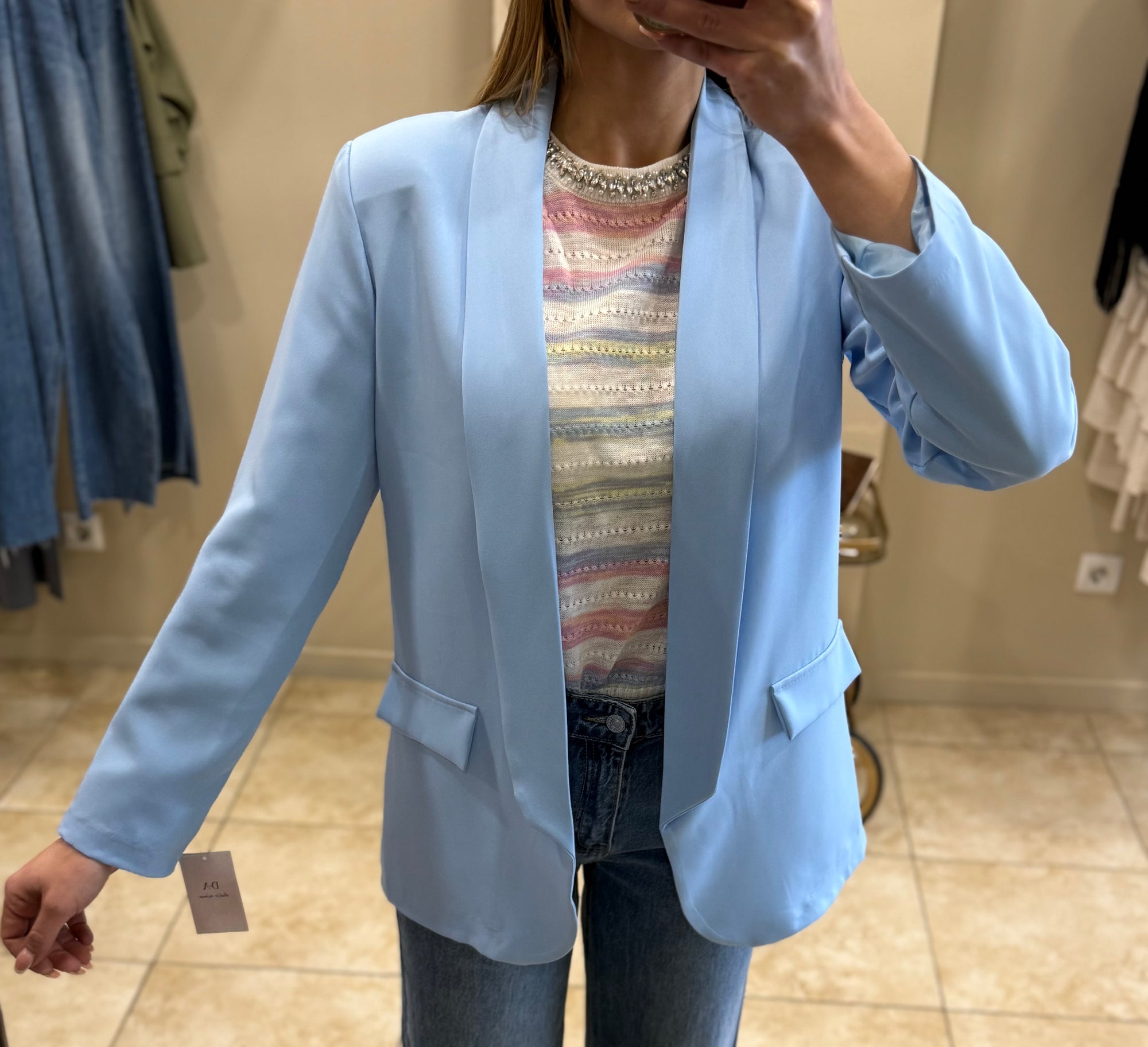 Blazer celeste