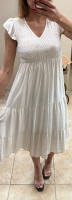 Vestido midi evasé