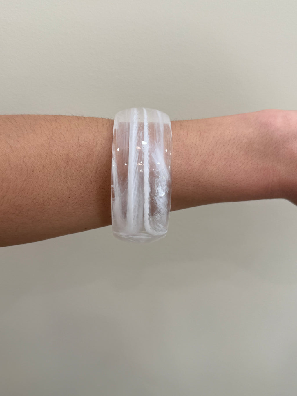 Brazalete transparente