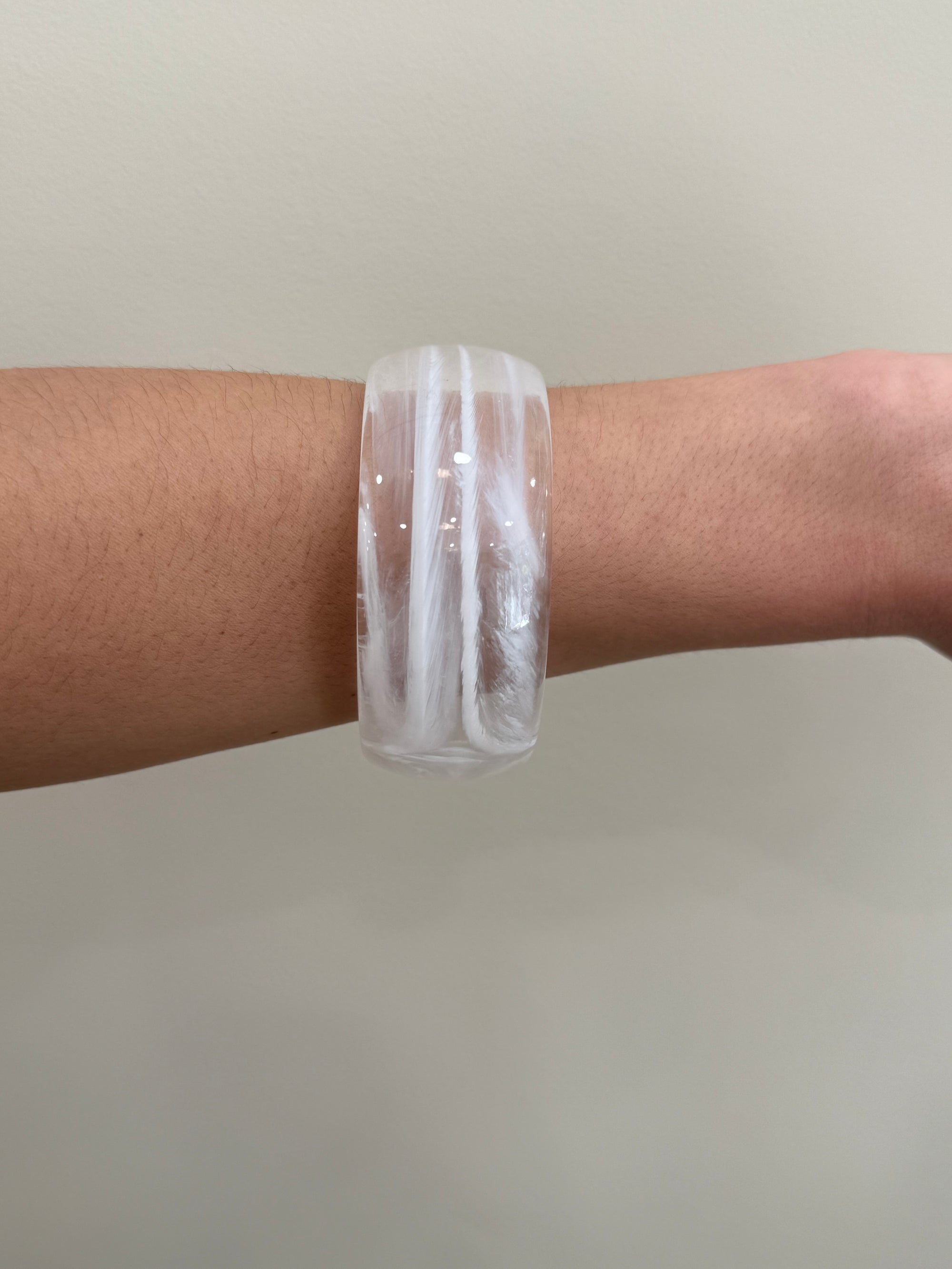 Brazalete transparente