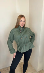 Gabardina efecto ante