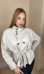 Gabardina efecto ante