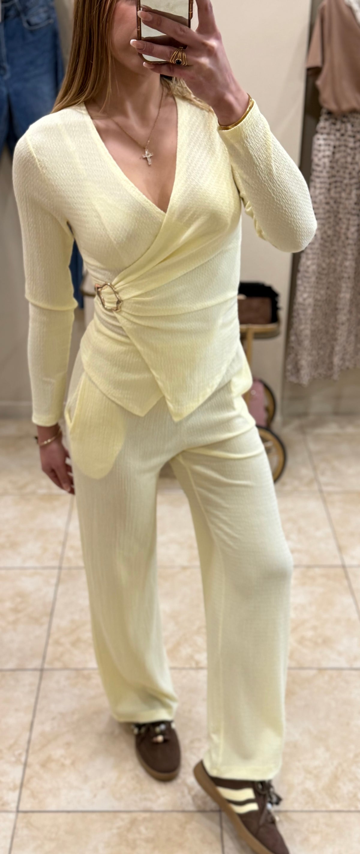 Conjunto punto crepé