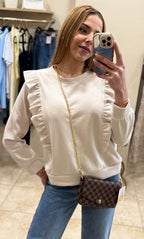 Sudadera volantes