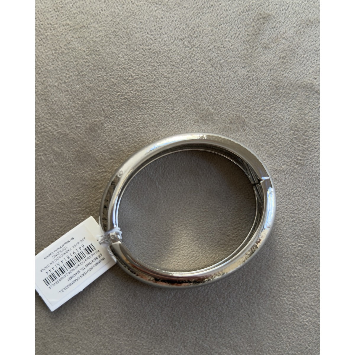 Brazalete plateado
