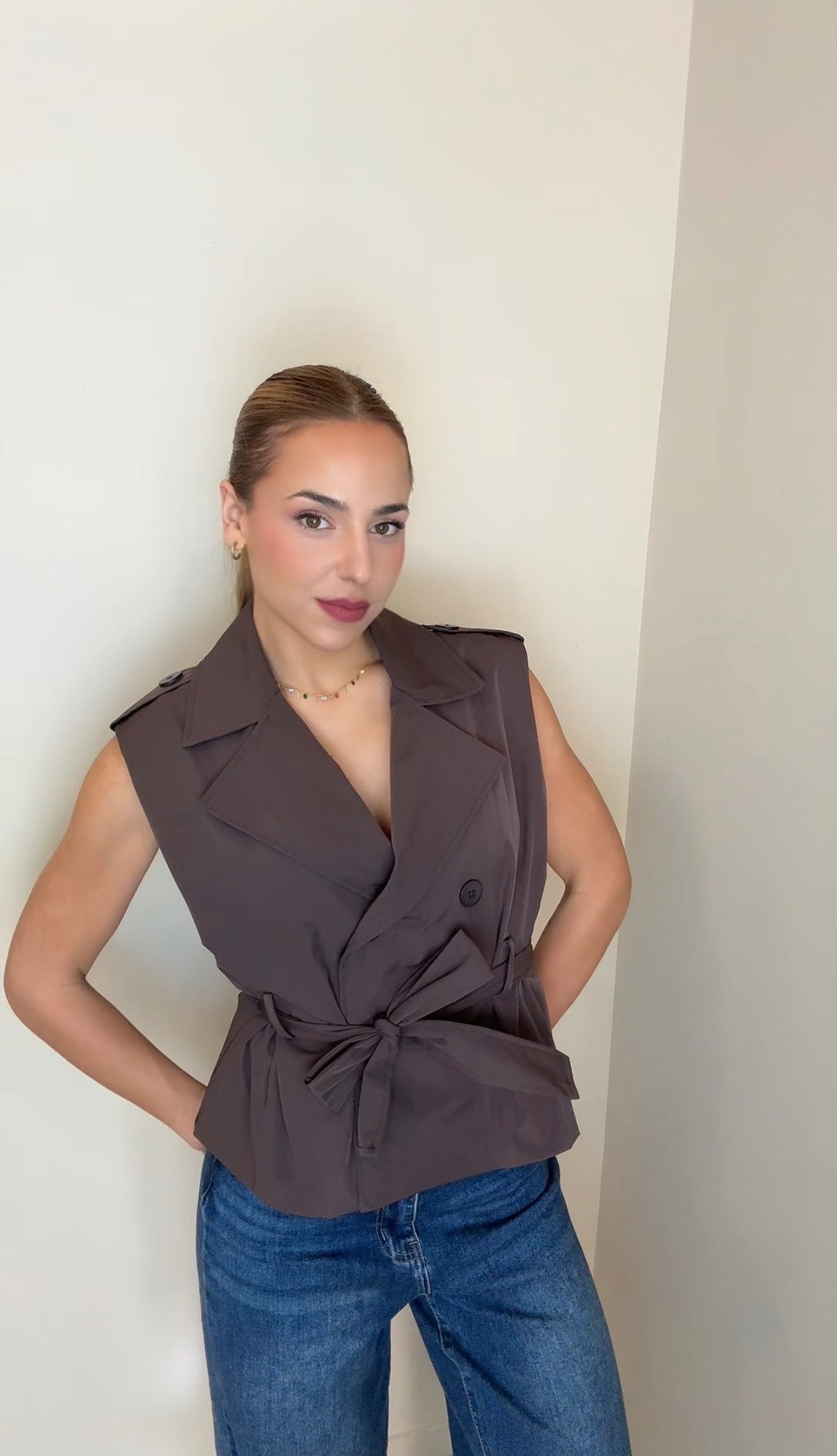 Chaleco trench