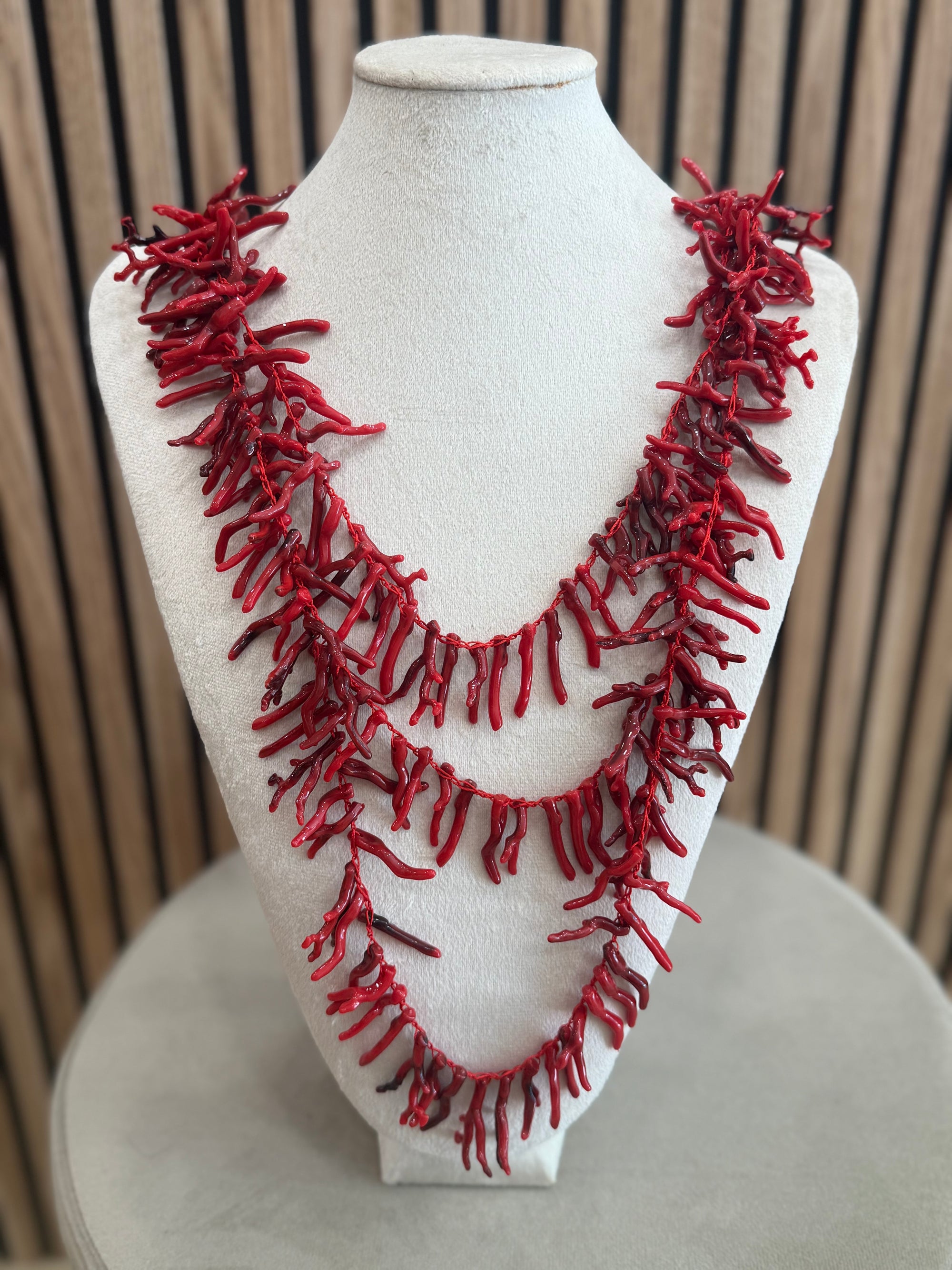 Collar algas rojas