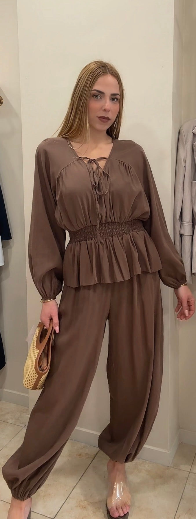 Conjunto BOHO Marrón