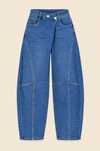 Jeans balloon cruzado
