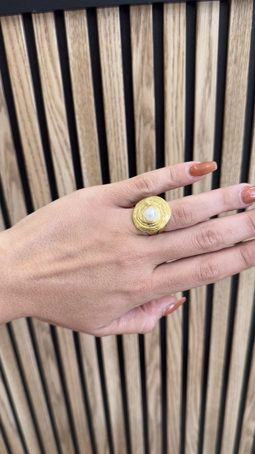 Anillo perla