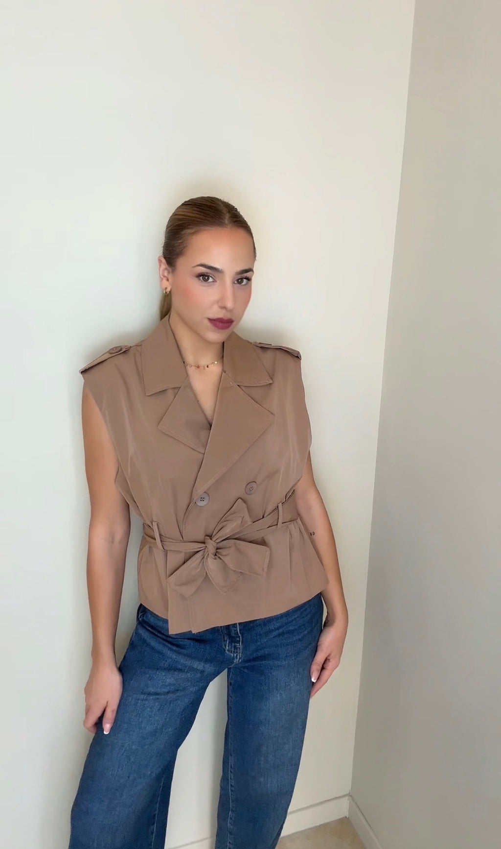 Chaleco trench