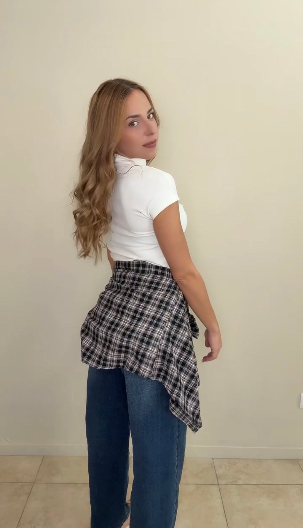 Camisa tartán