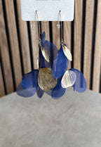 Pendientes mariposa azul