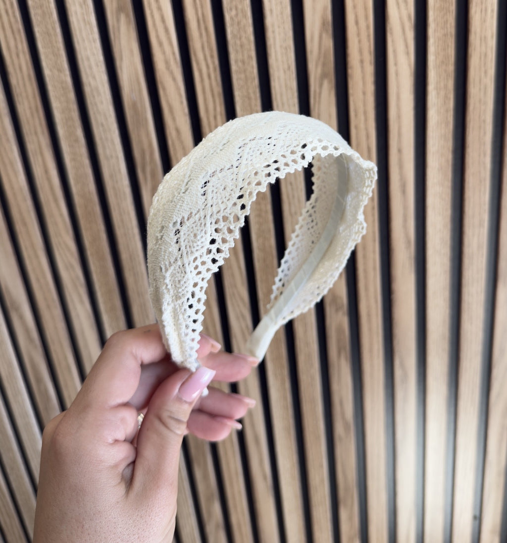 Diadema crochet trenzada