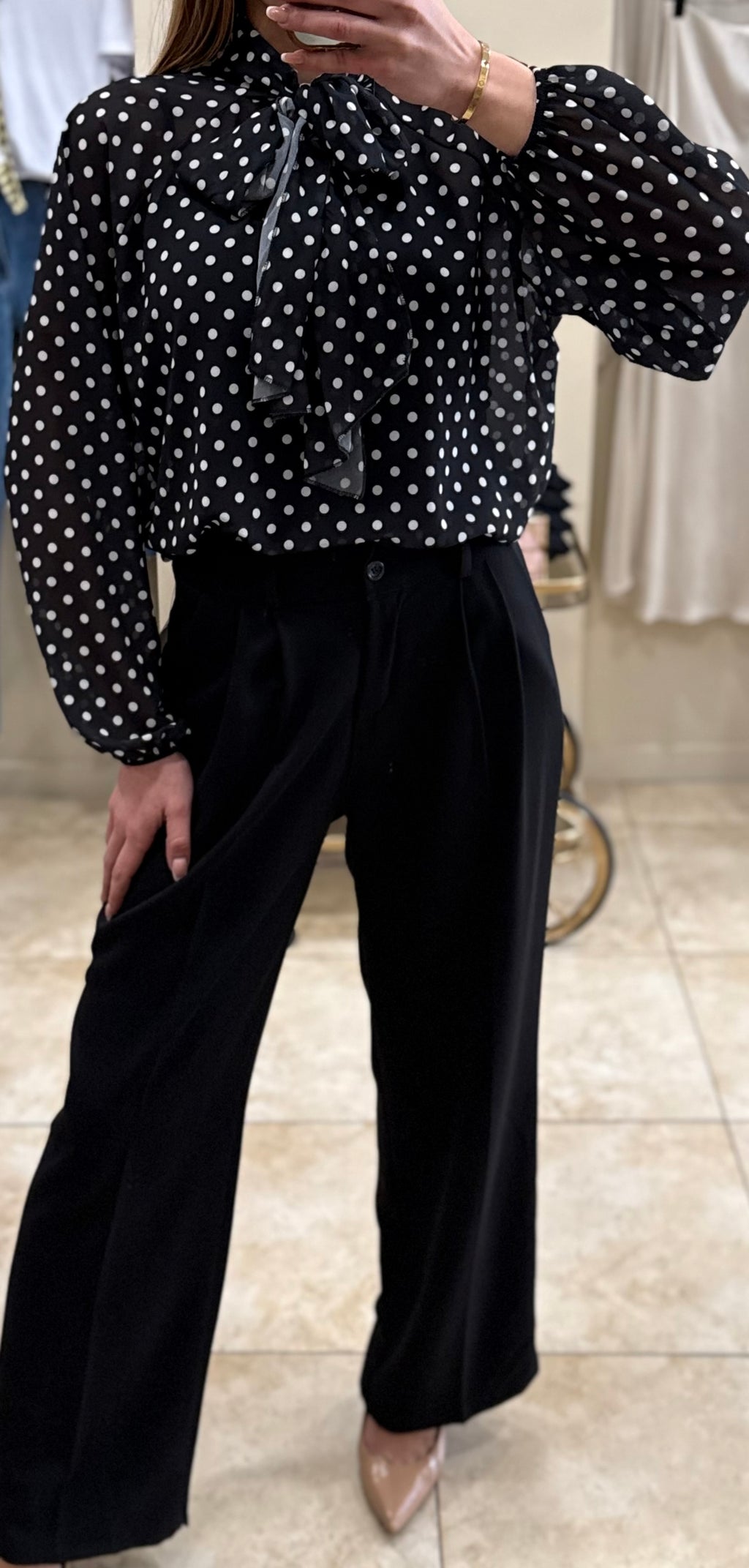 Blusa lunares