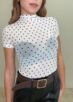 Top polka dots