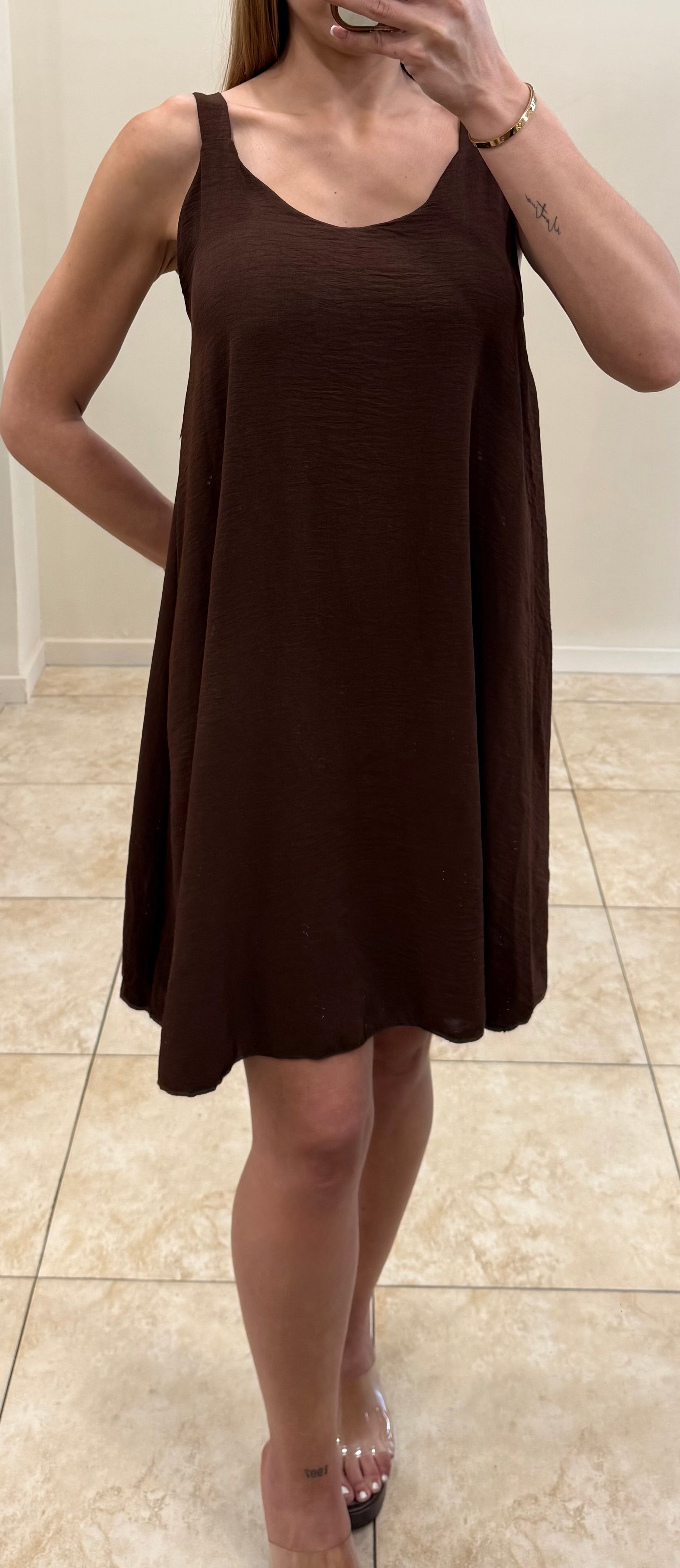 Vestido fluido gasa