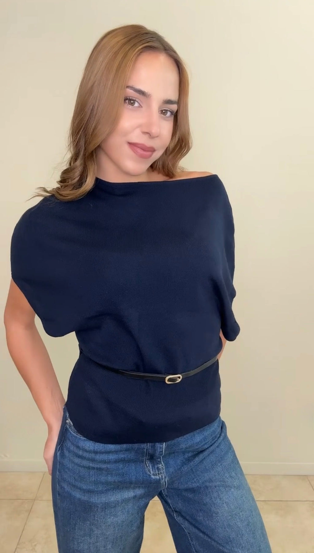 Camiseta Zara cinturón