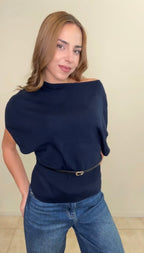 Camiseta Zara cinturón
