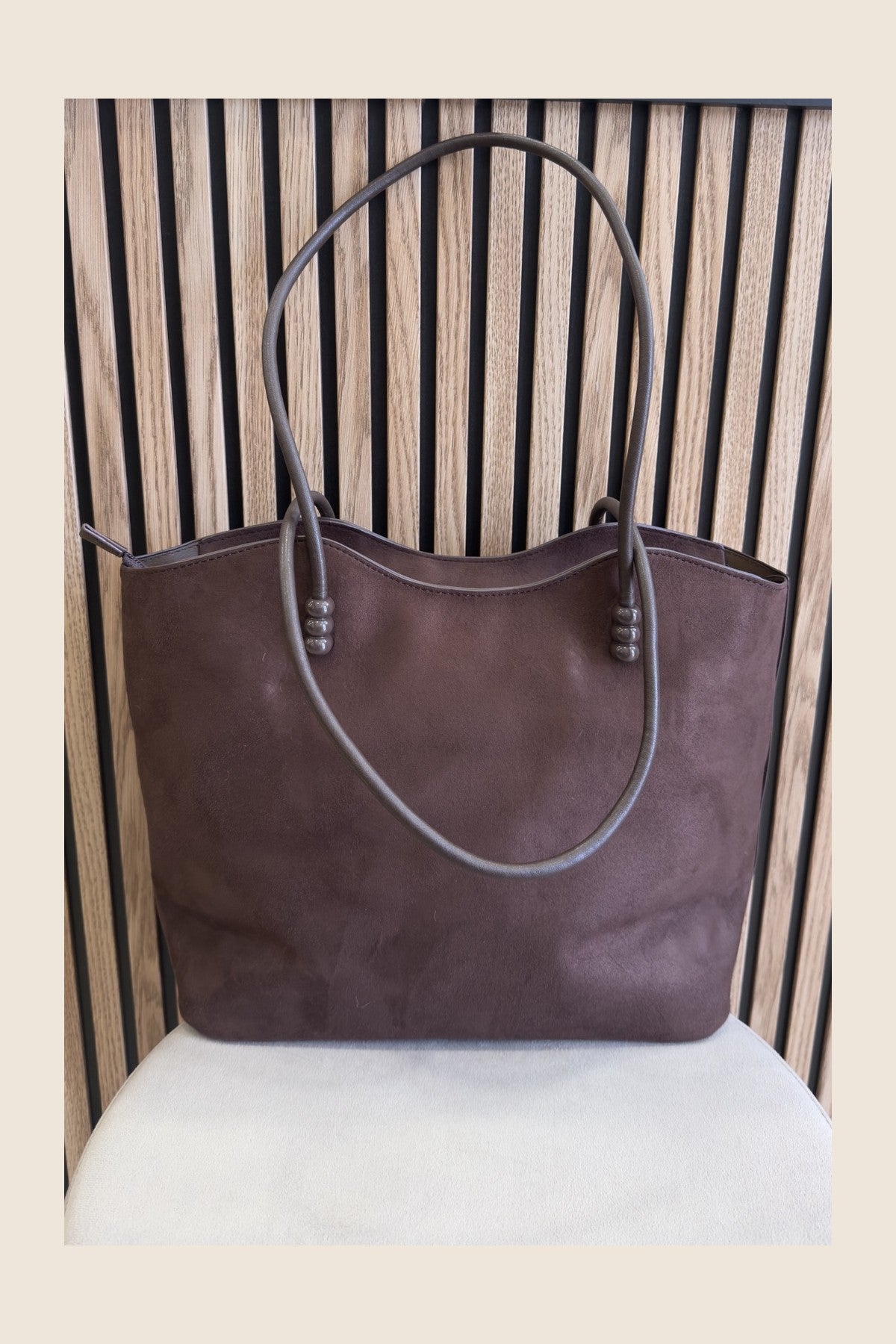 Bolso Shopper marrón