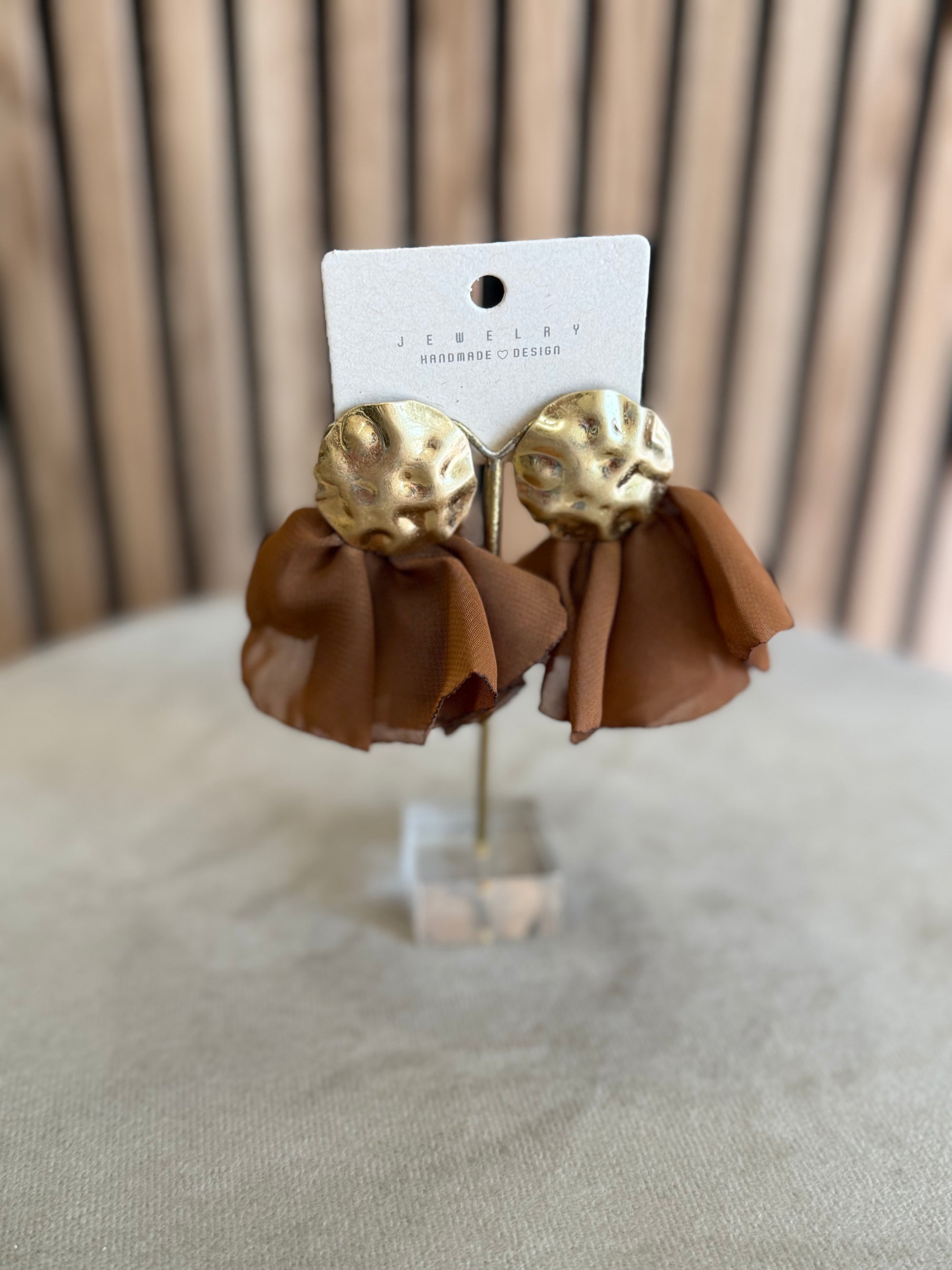 Pendientes gasa