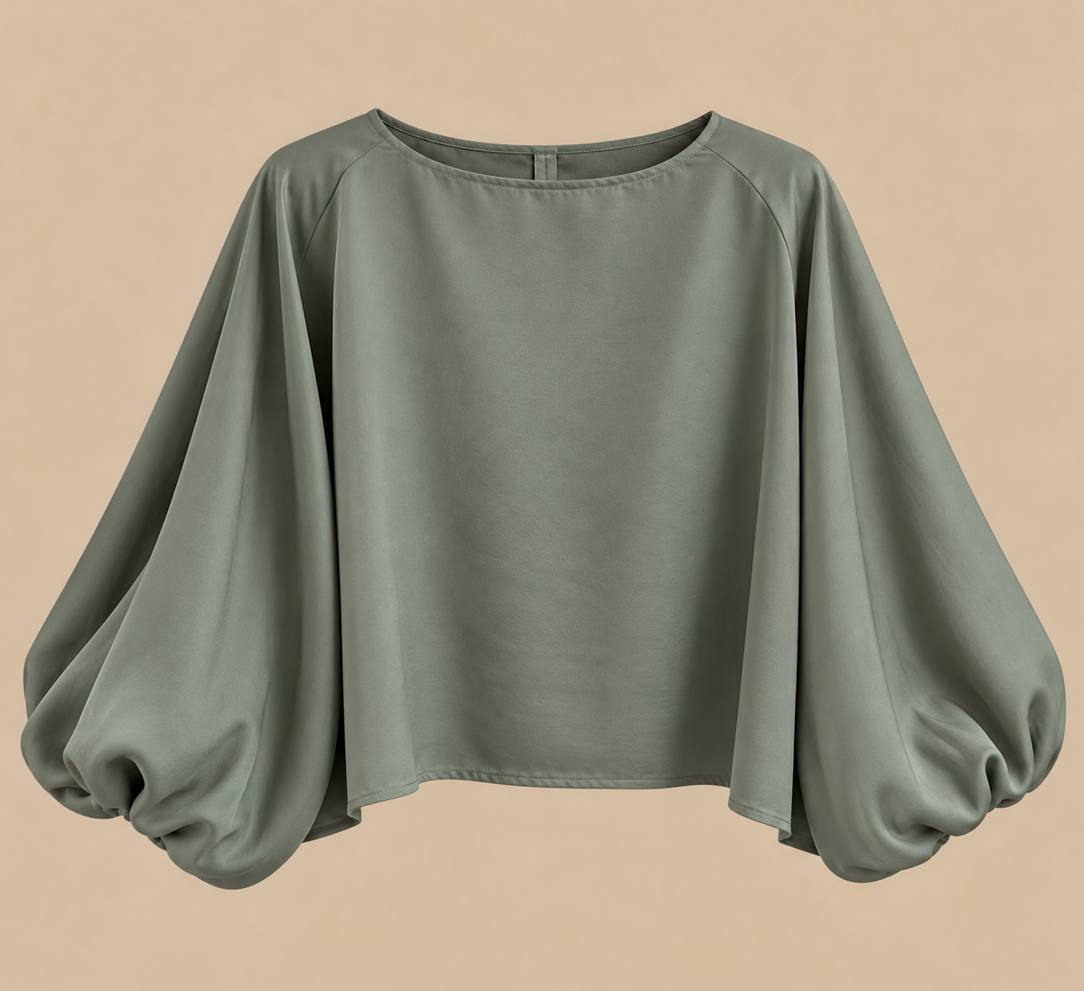 Blusa murciélago satén