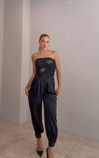 Pantalón satinado bombacho