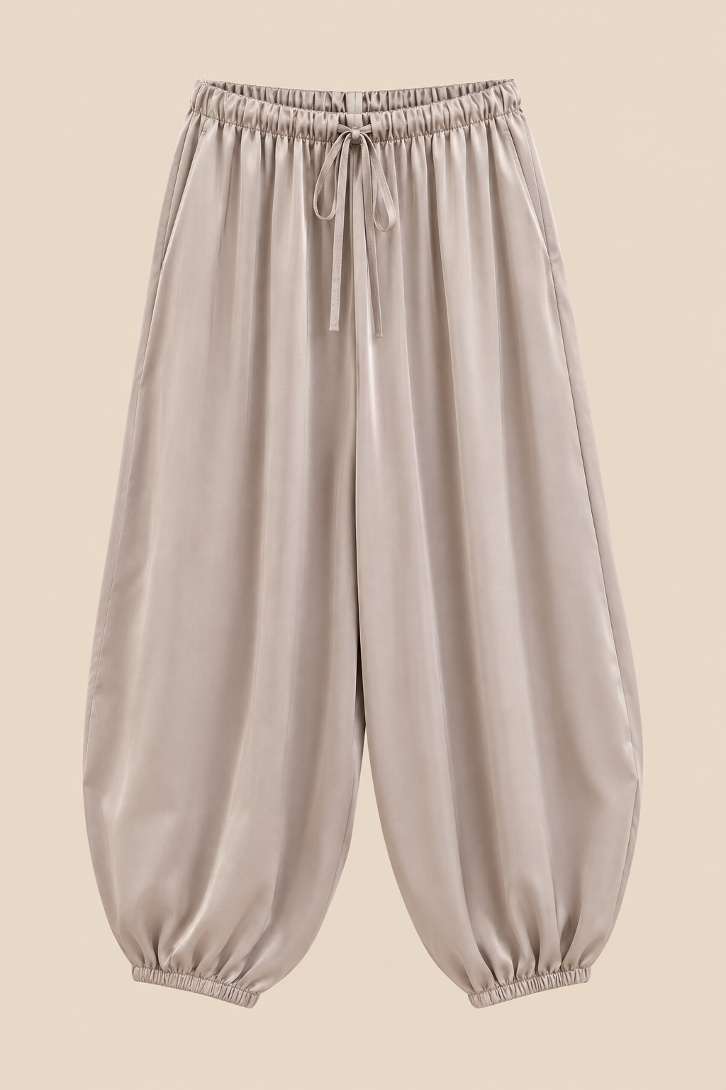 Pantalón satinado bombacho
